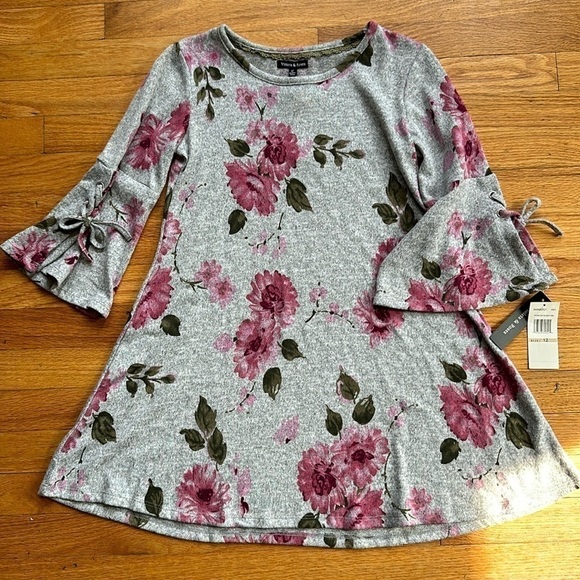 Violets & Roses | Dresses | Violet And Roses Dress Girls Size 2 Heather ...